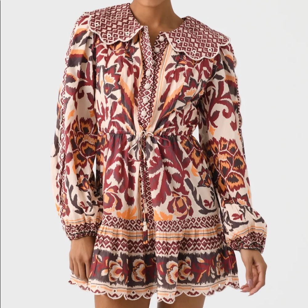 Farm Rio Women’s Toucan Scarf Mini Dress